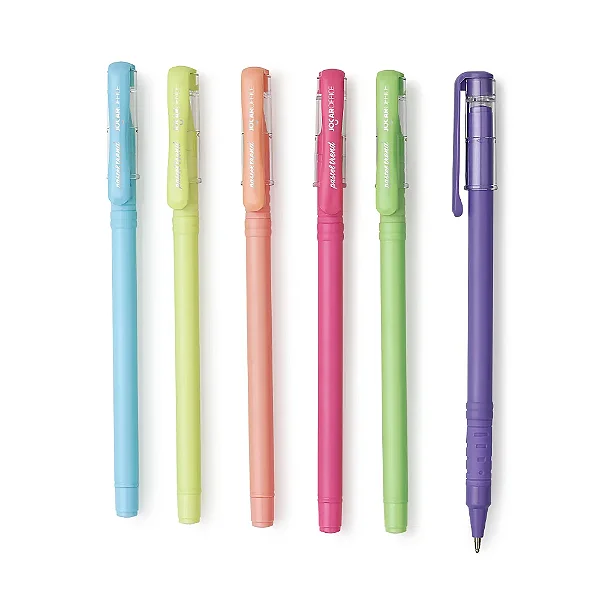 CANETA ESF. PASTEL TREND 1.0MM - JOCAR OFFICE