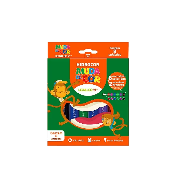 CANETINHA HIDROGRÁFICA QUE MUDA DE COR - LEO&LEO