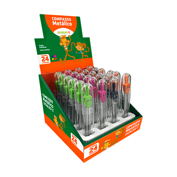 COMPASSO ESCOLAR METAL - LEO&LEO