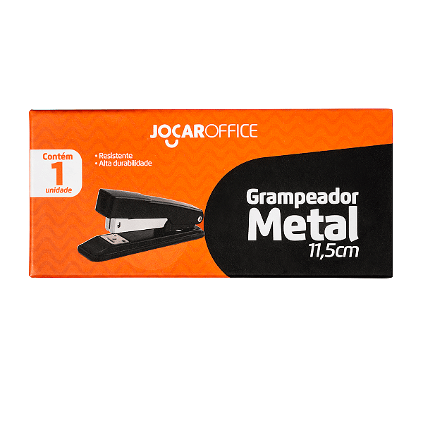 GRAMPEADOR METAL 11.5CM 25 FOLHAS - JOCAR OFFICE