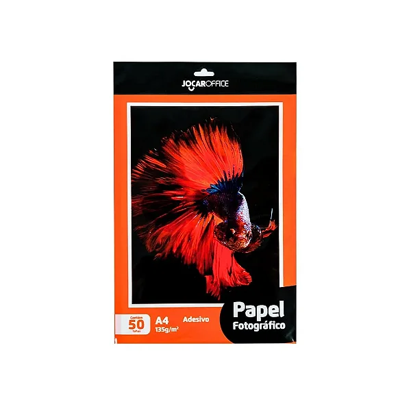 PAPEL FOTOGRAFICO ADESIVO GLOSSY 135G - A4