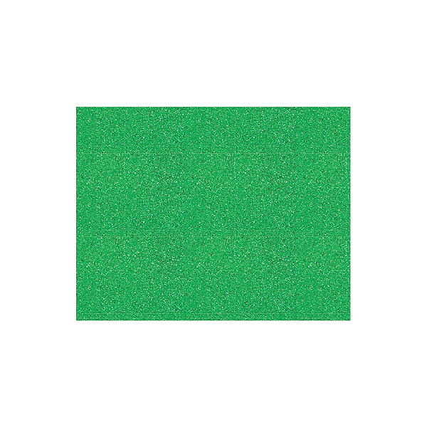PLACA EVA GRANDE GLITTER VERDE CLARO (40CMX60CM) - LEOARTE