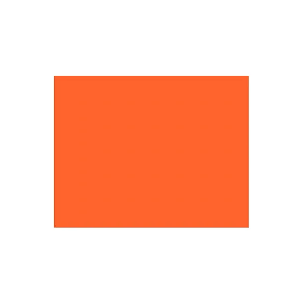 PLACA EVA GRANDE LISO LARANJA (40CMX60CM) - LEOARTE