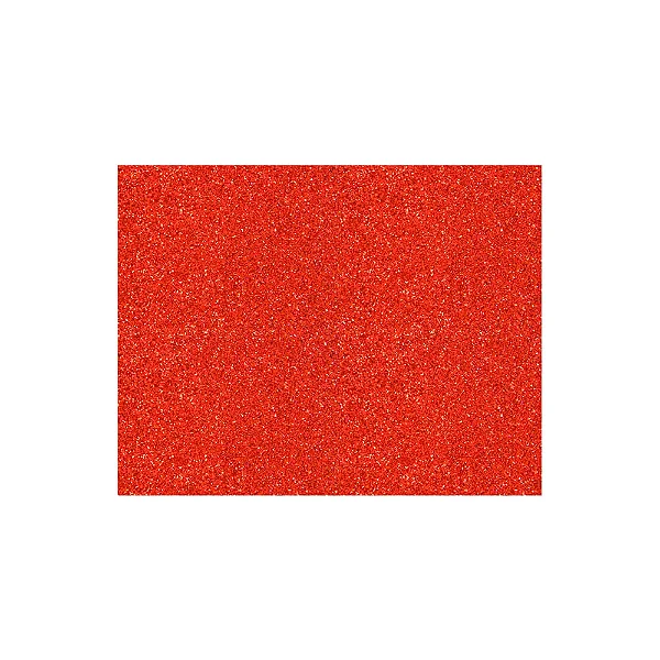 PLACA EVA PEQUENO GLITTER VERMELHO (40CMX48CM) - LEOARTE