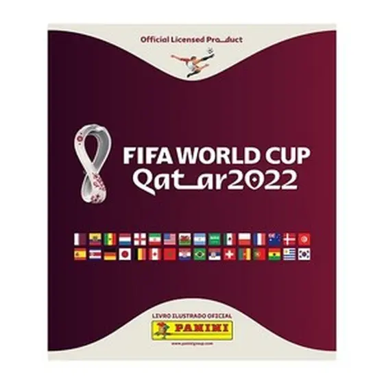 ALBUM DE FIGURINHAS COPA DO MUNDO 2022 CAPA DURA - PANINI