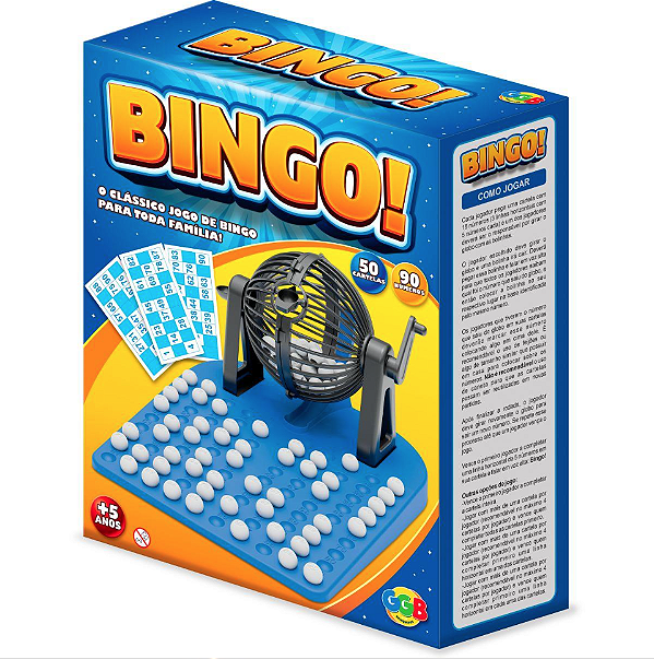 JOGO BINGO 50 CARTELAS - GGB PLAST
