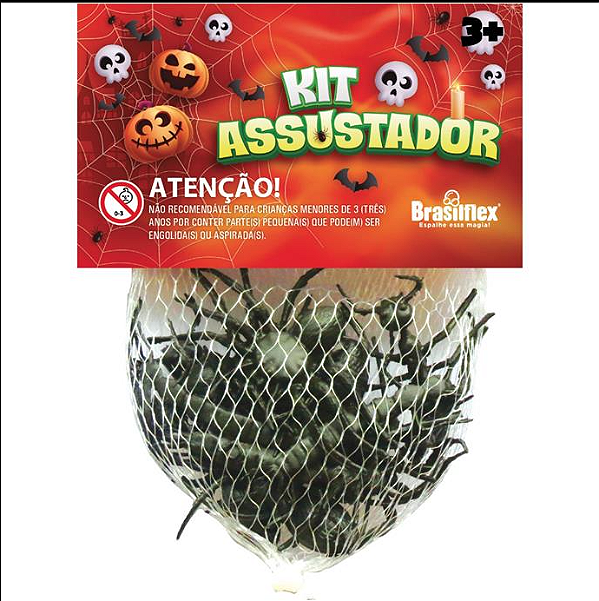 MINIATURA COLECIONAVEL KIT ARANHA E CIA - BRASILFLEX