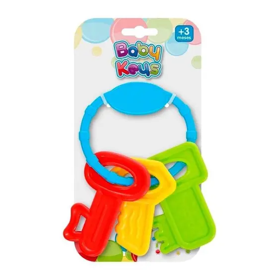 MORDEDOR INFANTIL BABY KEYS COLORIDO - MARAL