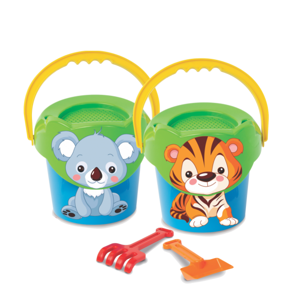 BALDINHO DE PRAIA BABY ANIMAL 4 PECAS - DIVPLAST