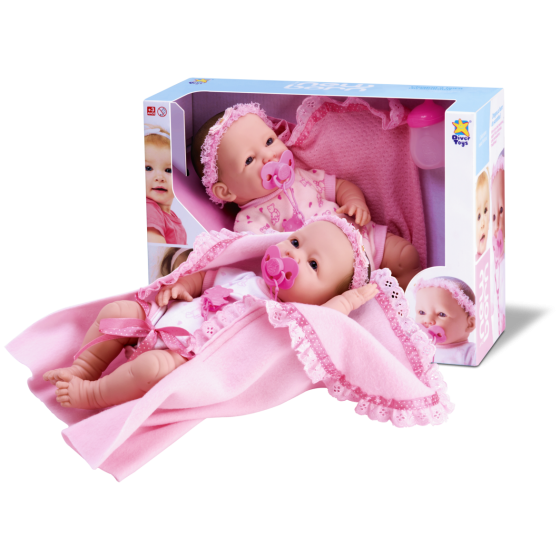 BONECA DIVER NEW BORN FAZ XIXI C/ ACESSORIOS 37CM - DIVER TOYS