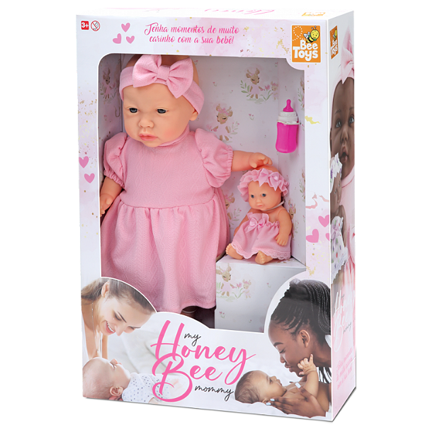 BONECA HONEY BEE C/ IRMA 50CM - BEE TOYS
