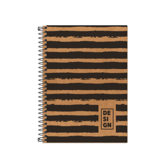 CADERNO ESPIRAL CAPA FLEXIVEL 1/4 COM 48 FOLHAS - ROMITEC