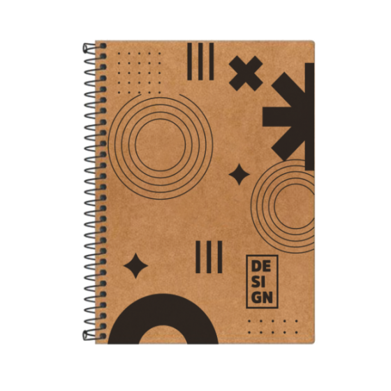 CADERNO ESPIRAL CAPA FLEXIVEL 1/4 COM 96 FOLHAS - ROMITEC
