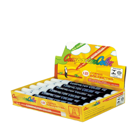 CANETA COLOR PRETA - COMPACTOR