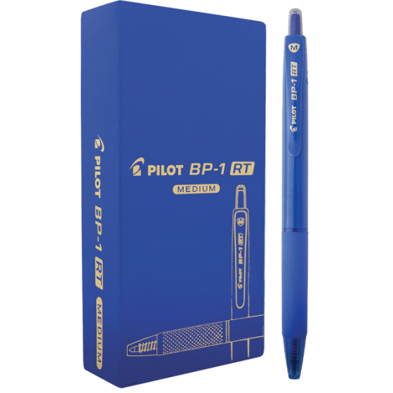 CANETA ESF. BP1 AZUL RETRATIL 1.0MM - PILOT