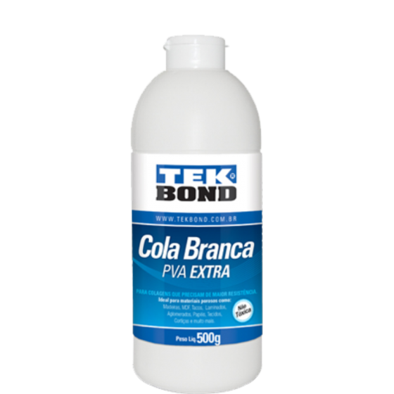 COLA BRANCA 500G - TEK BOND