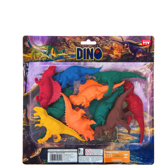 DINO BLISTER 25CM C/ 10 PECAS - TOYMASTER
