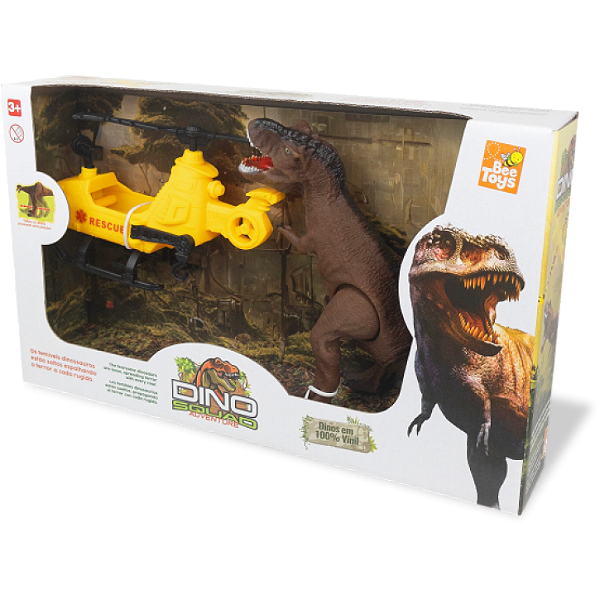 DINO SQUAD ADVENTURE REX 46CM - BEE TOYS