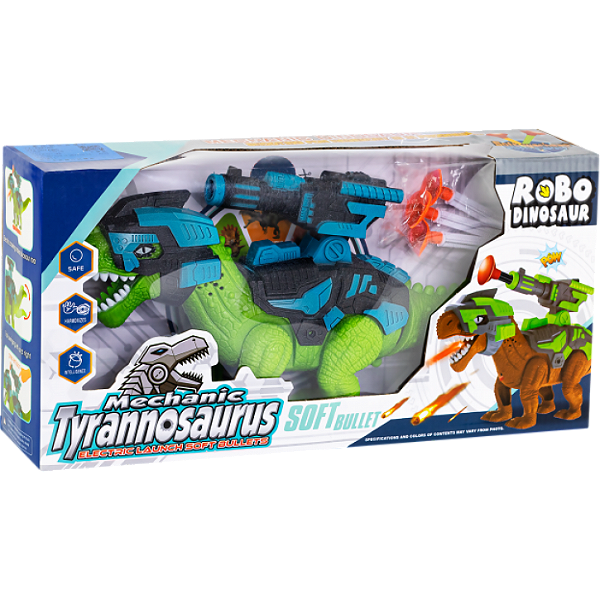 DINOSSAURO LANCA DARDO SOM LUZ MOV. 32CM - ROTOBRINQ