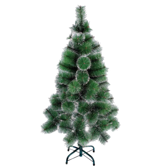 ENFEITE DE NATAL - ARVORE DE NATAL LUXO NEVADA 1,50M COM 138 GALHOS - RIO DE OURO