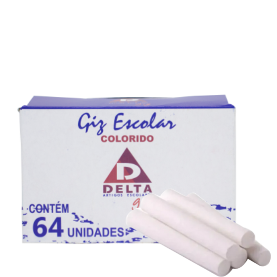 GIZ ESCOLAR COMUM BRANCO - DELTA