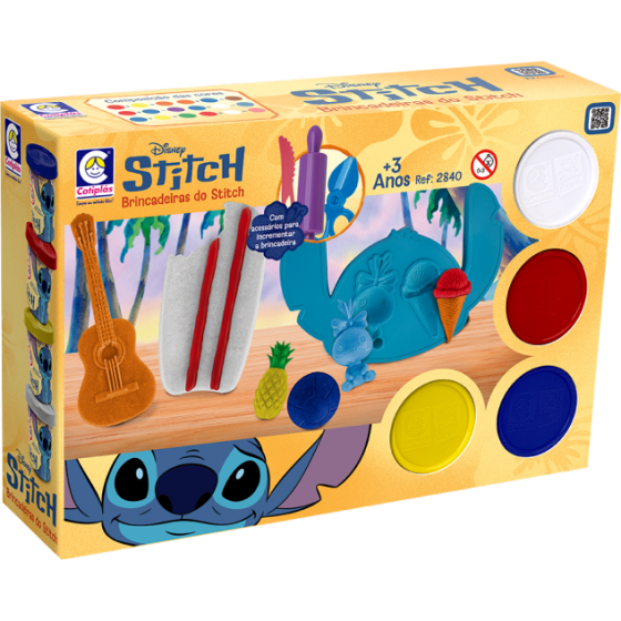 KIT MASSINHA STITCH ACESSORIOS 29CM - COTIPLAS
