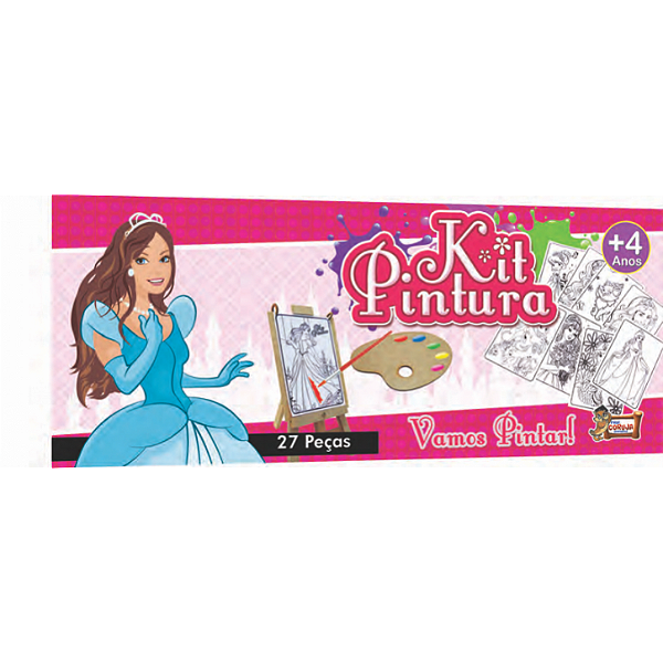 KIT PINTURA PRINCESAS 27 PECAS - URIARTE
