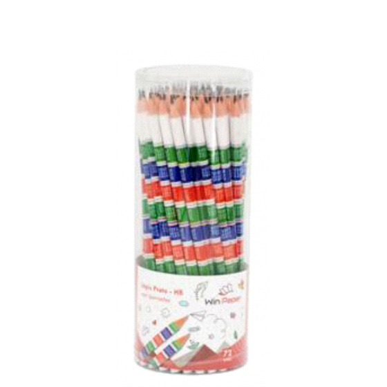 LAPIS DE ESCREVER TABUADA C/ BORRACHA- WIN PAPER