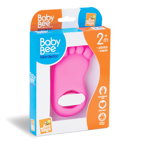 MORDEDOR PEZINHO VINIL 10CM - BEE TOYS
