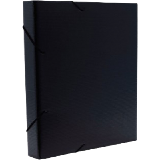 PASTA COM ELASTICO POLIONDA 20MM PRETA - POLYCART