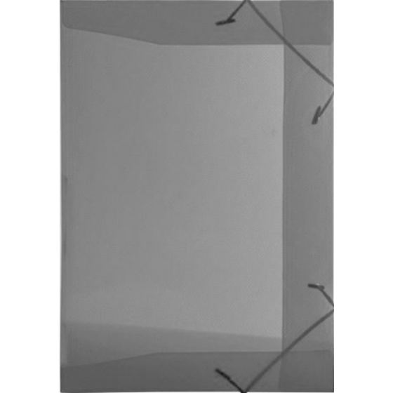 PASTA COM ELASTICO TRANSPARENTE OFICIO FUME - ACP