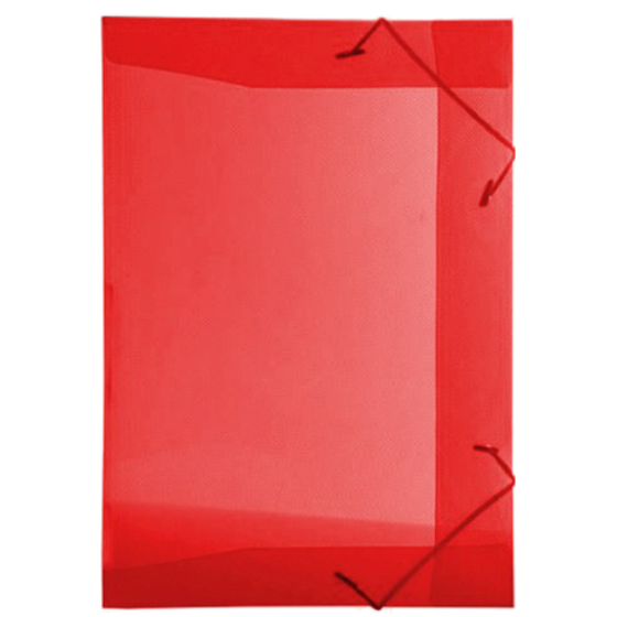 PASTA COM ELASTICO TRANSPARENTE OFICIO VERMELHO - ACP