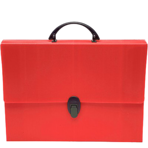 PASTA MALETA POLIONDA VERMELHA 4,8CM - POLYCART