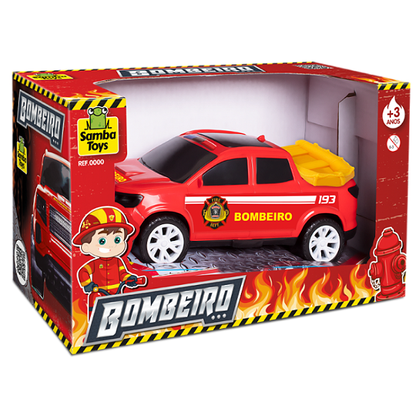 PICK-UP BOMBEIRO 25,5CM - SAMBA TOYS