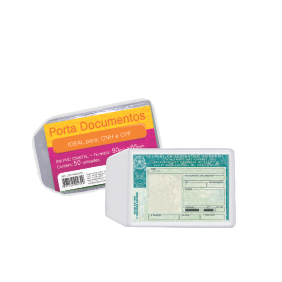 PROTETOR PARA CNH/CPF 65MMX90MM - ROMITEC