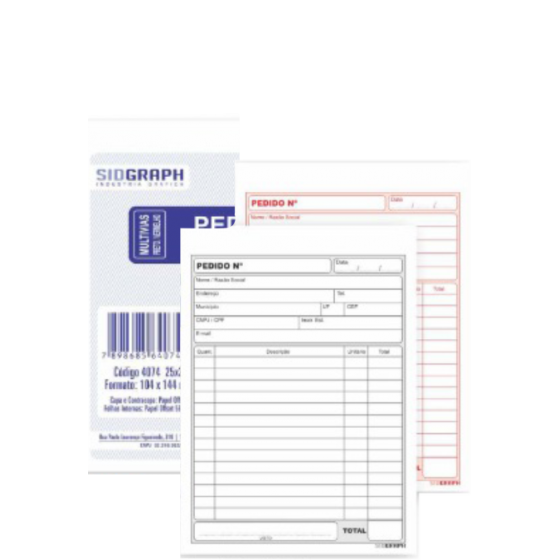 TALAO PEDIDO MULTI VIA 1/8 - SIDGRAPH