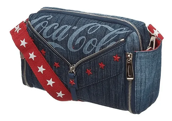 BOLSA DE LADO COCA COLA DENIM - PACIFIC