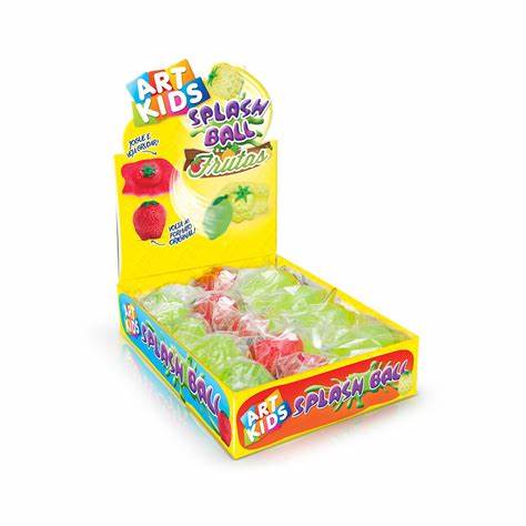 BICHINHO DE APERTAR SPLASH BALL FRUTAS - ART KIDS
