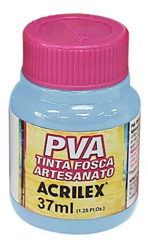 TINTA PVA FOSCA AZUL HORTENSIA 37ML - ACRILEX