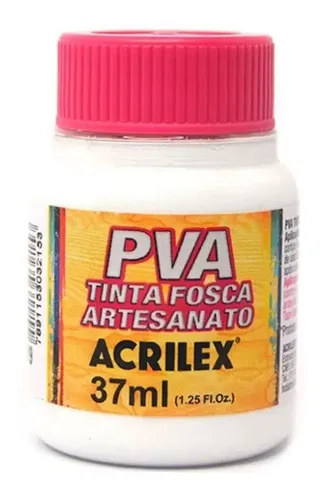 TINTA PVA FOSCA BRANCO 37ML - ACRILEX