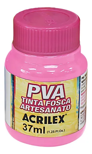TINTA PVA FOSCA ROSA CHA 37ML - ACRILEX