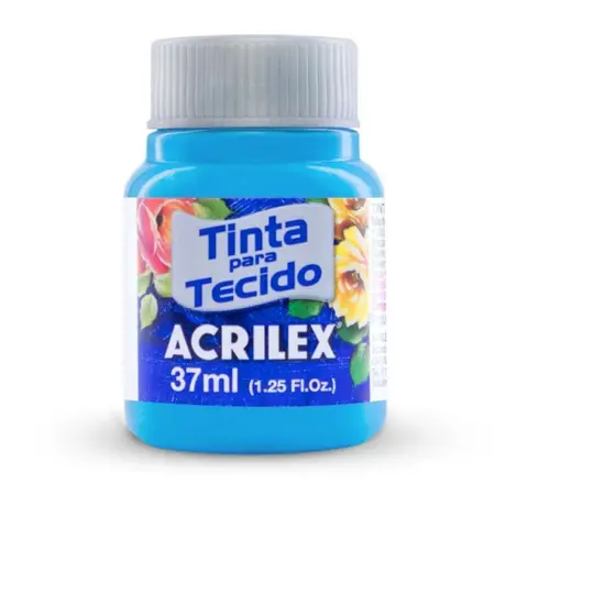 TINTA TECIDO FOSCA AZUL CELESTE 37ML - ACRILEX