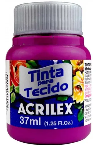 TINTA TECIDO FOSCA MAGENTA 37ML - ACRILEX