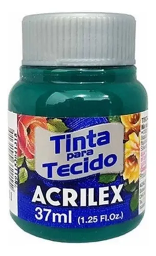 TINTA TECIDO FOSCA VERDE BANDEIRA  37ML - ACRILEX