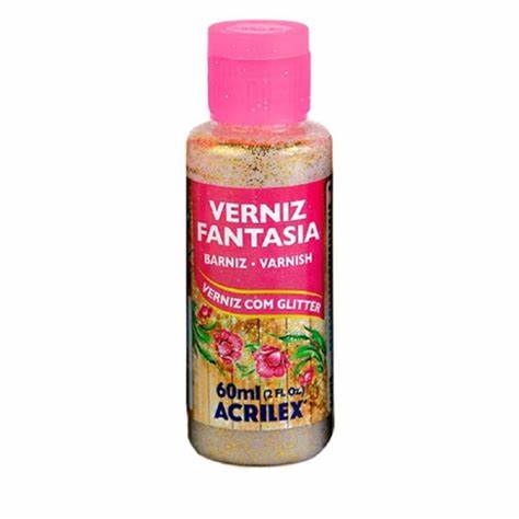 VERNIZ FANTASIA OURO 60ML - ACRILEX