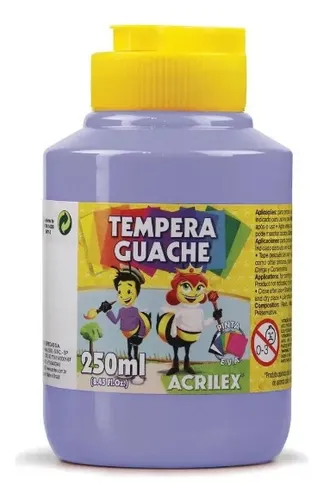 TINTA GUACHE LILAS 250ML - ACRILEX