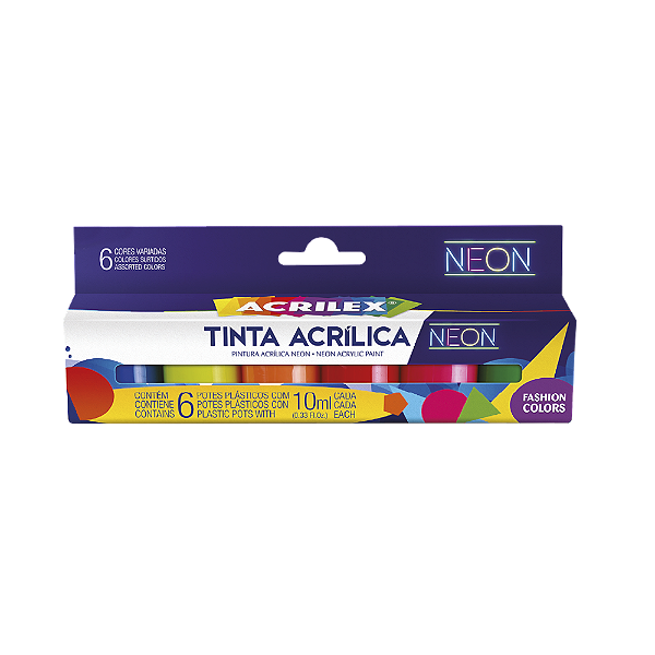 TINTA NATURE COLORS NEON - ACRILEX