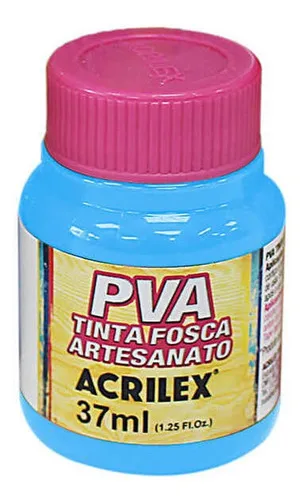 TINTA PVA FOSCA AZUL CELESTE 37ML - ACRILEX