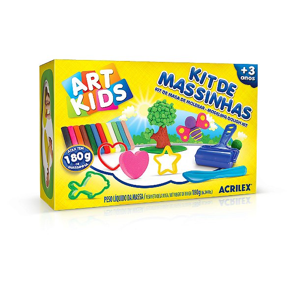 KIT DE MASSINHAS 2 180G - ART KIDS