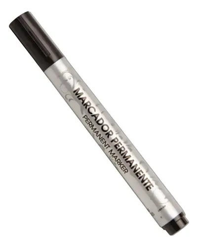 MARCADOR PERMANENTE MARKER PRETO - ACRILEX